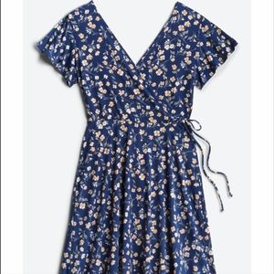 Kaileigh Kaela Faux Wrap Knit Dress